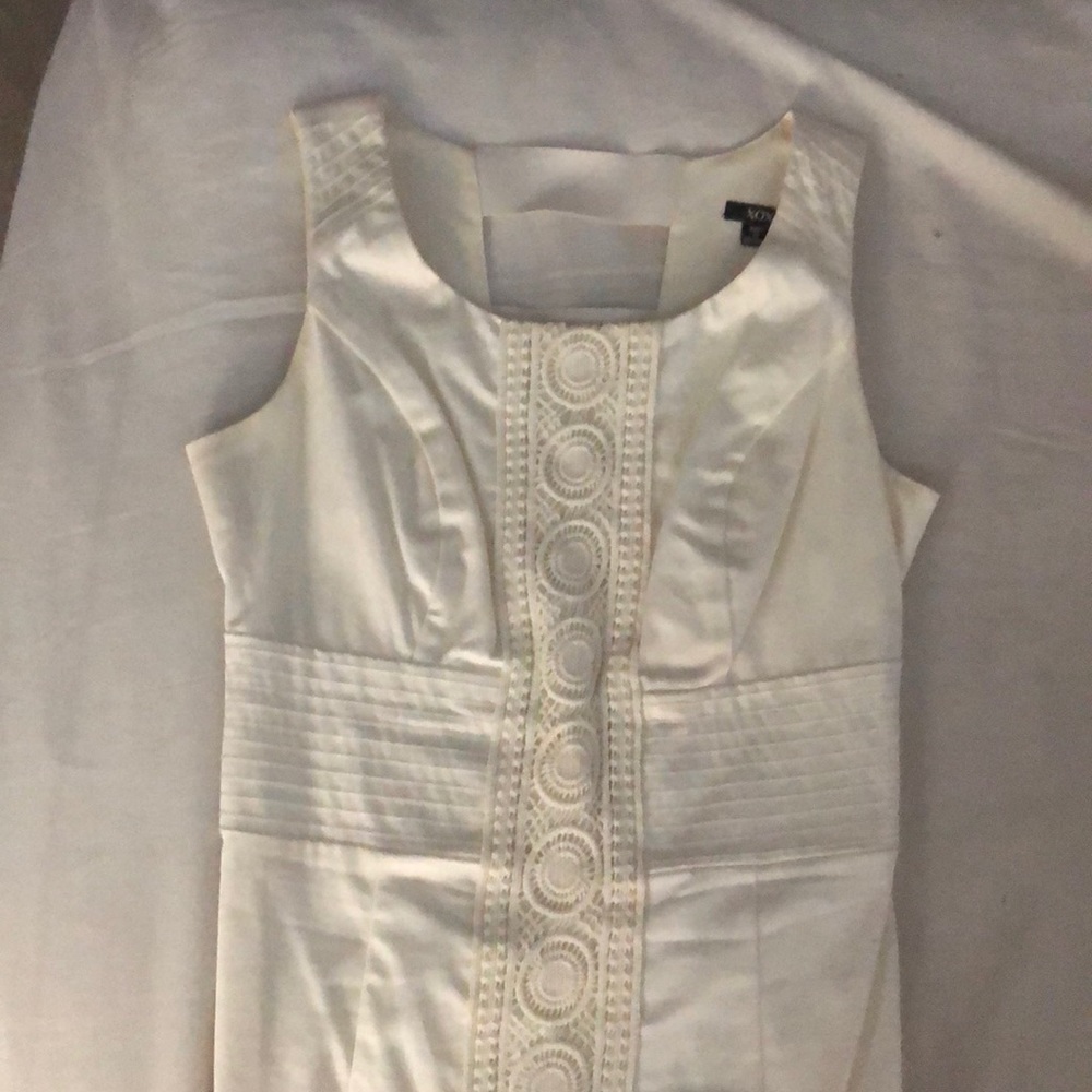 XOXO Cream dress